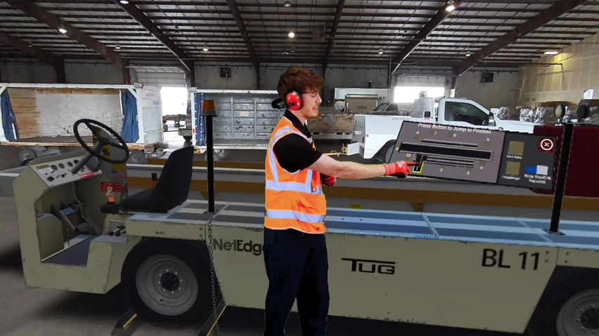 Ramp Simulator: Belt Loader Training