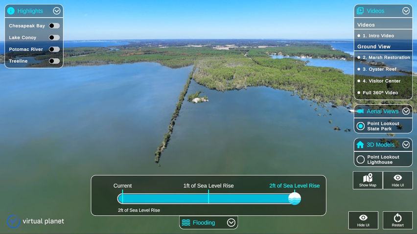 Sea Level Rise Explorer: Point Lookout