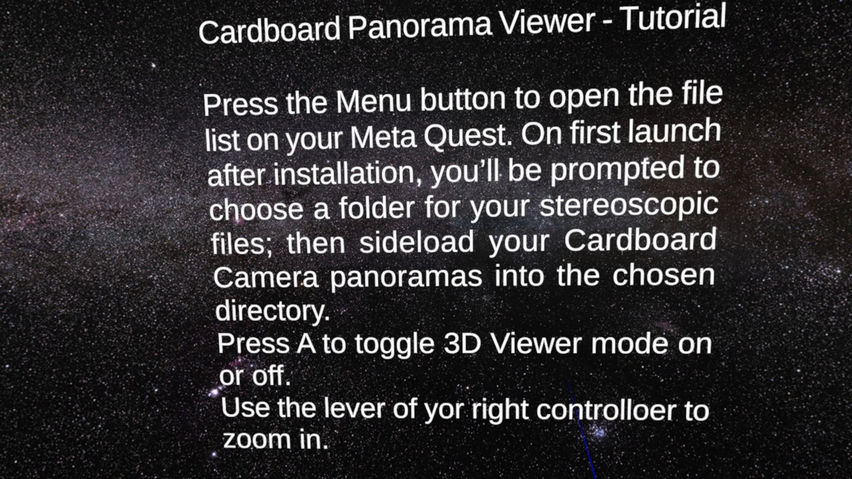 Cardboard Panorama Viewer