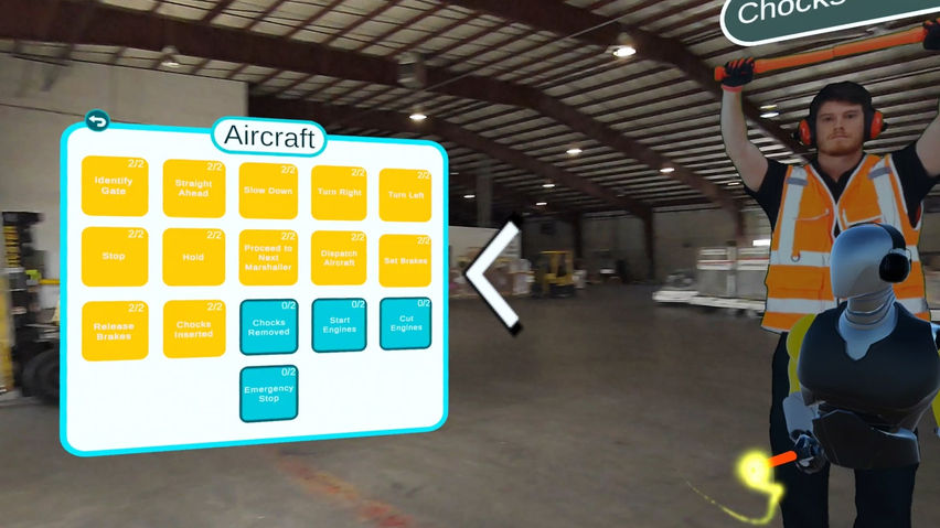 Ramp Simulator: Aircraft Marshalling