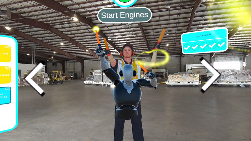 Ramp Simulator: Aircraft Marshalling