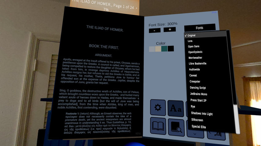 Virtual Reader Essentials - Books Reader