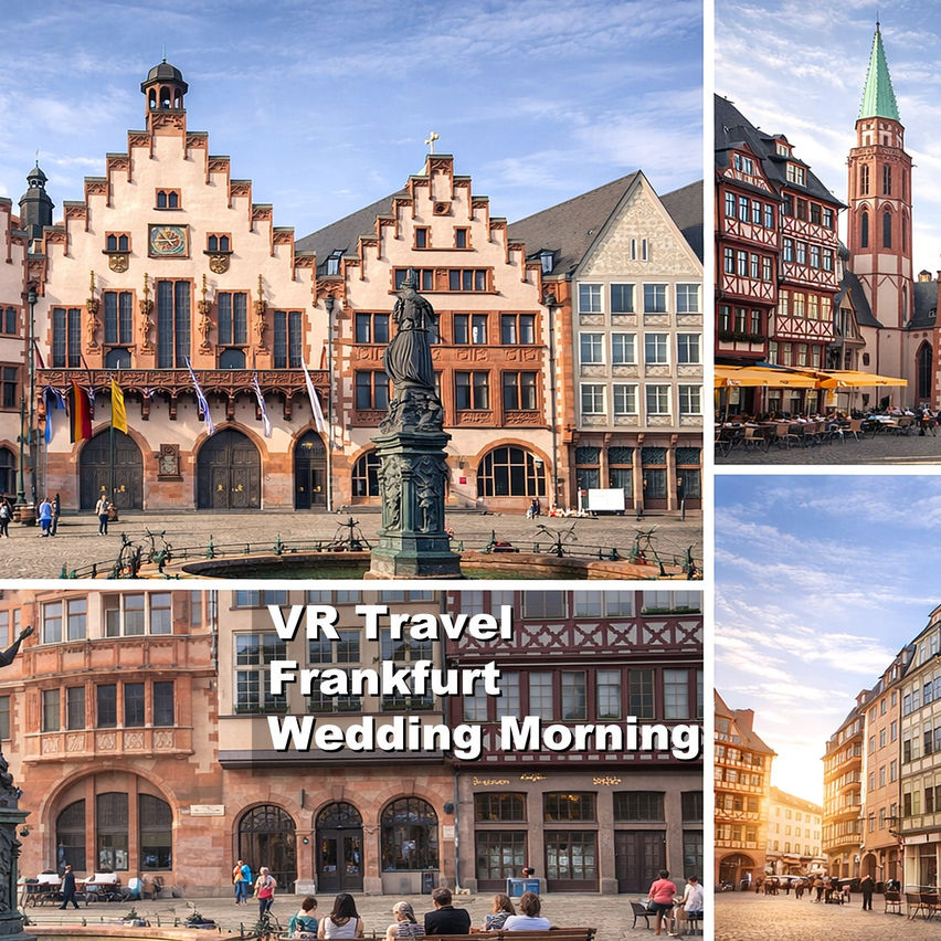 VR Travel Frankfurt Wedding Morning
