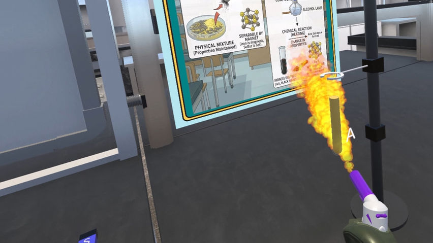 Mix and React Iron Sulfur
