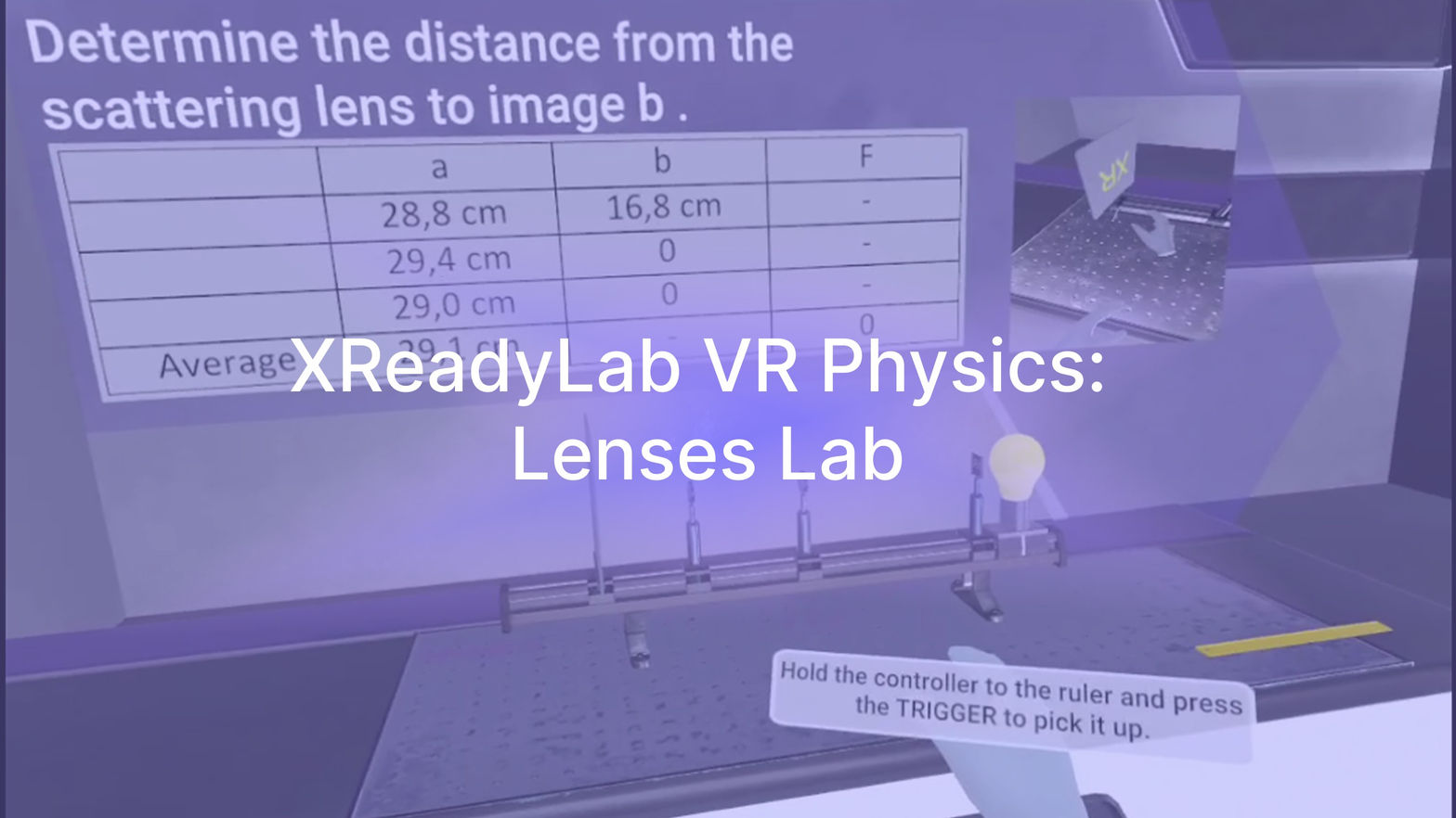 XReadyLab VR Physics: Lenses Lab