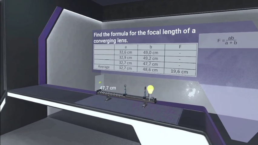 XReadyLab VR Physics: Lenses Lab