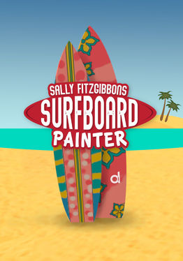 Sally Fitzgibbons Surfboard Painter