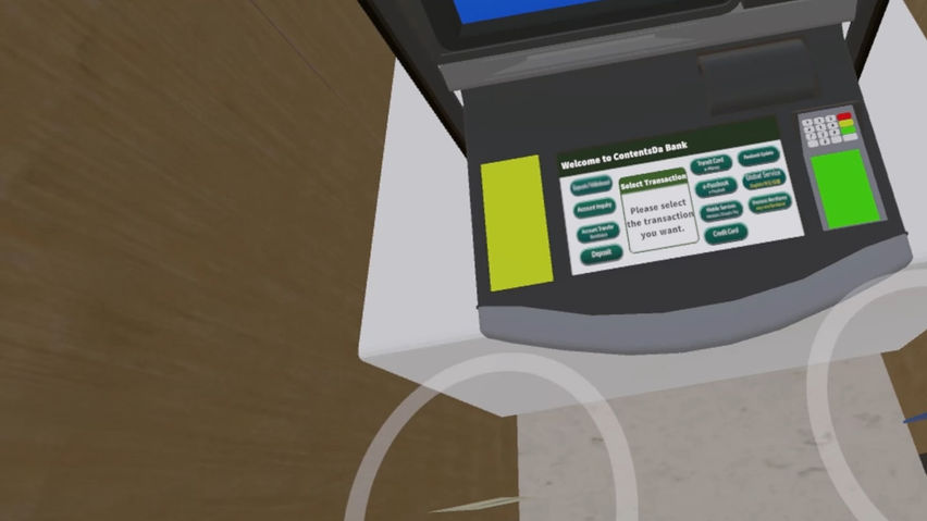 Handling bank affairs