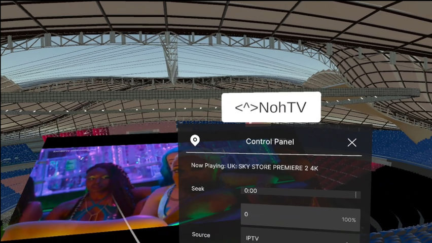 NohTV VR IPTV Player