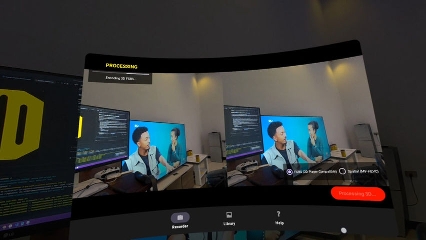Spatial Video Recorder