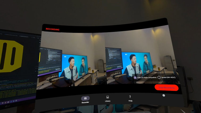 Spatial Video Recorder