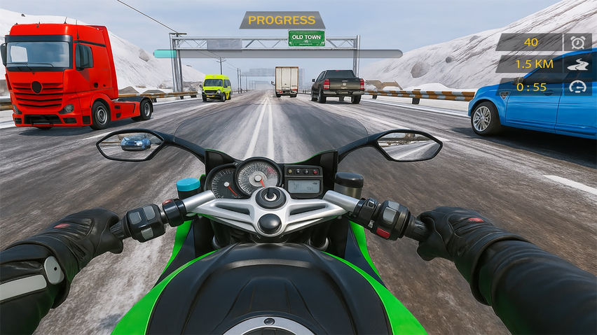 Moto Rider: Highway Racing Game VR