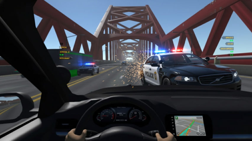 Highway Police Escape: Car Racing Game
