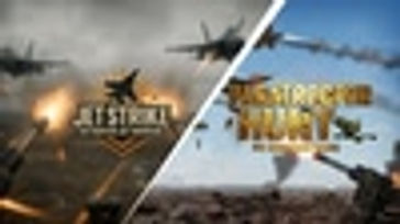 Jet Strike : VR Fighter Jet Warfare | Paratrooper Hunt - VR Shooting Game