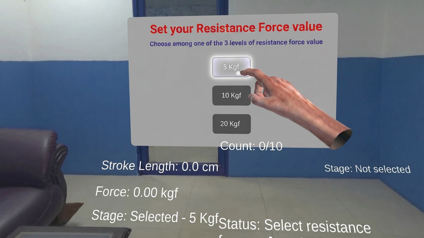 Rehabilitation Hand Exercise MR App