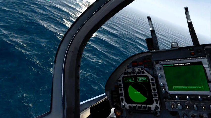 F/A-18 Carrier Landing Simulator