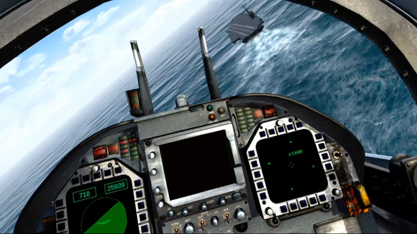 F/A-18 Carrier Landing Simulator