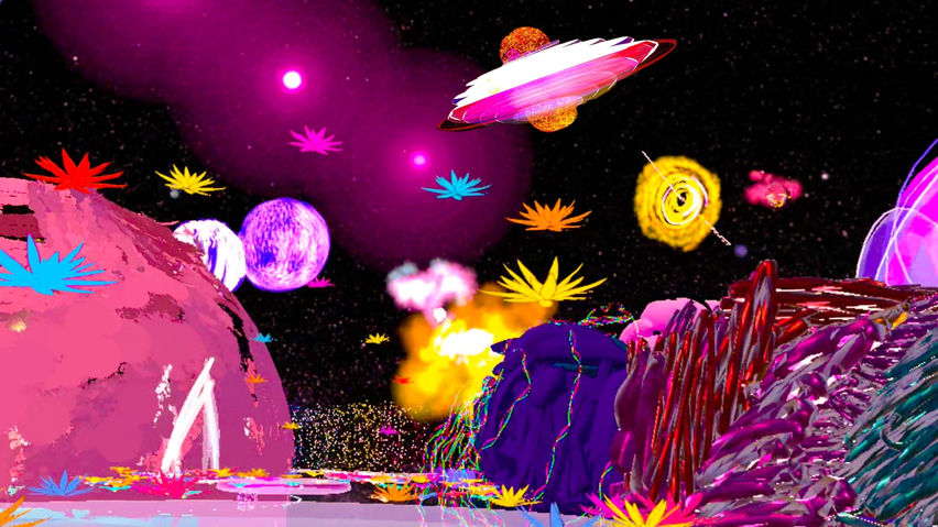 Neo Art Space Lightship Ride