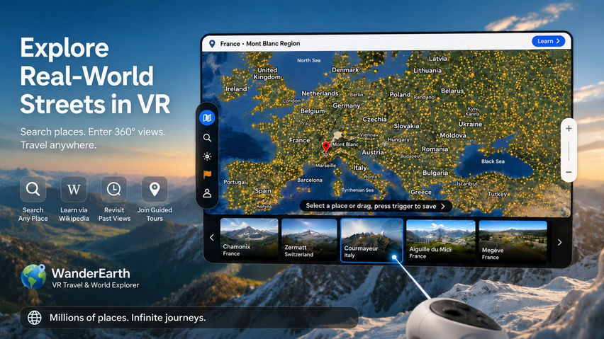 WanderEarth: VR Travel & World Explorer