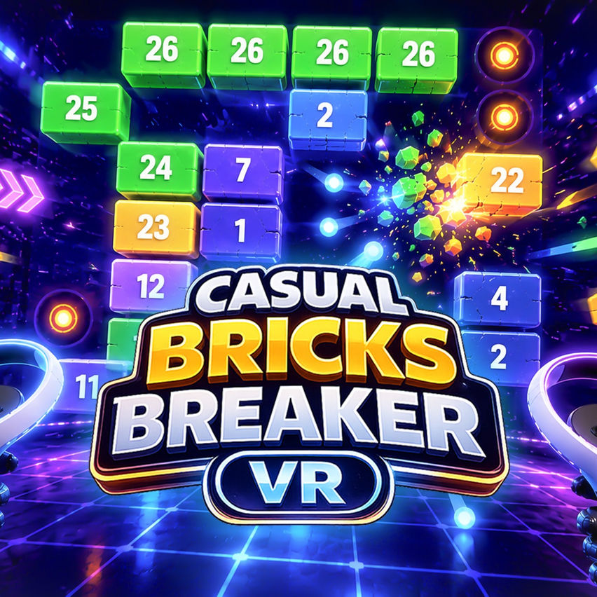Casual Bricks Breaker VR