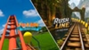 Pop N Ride - VR Roller Coaster | Rush Line - VR Rail Rush