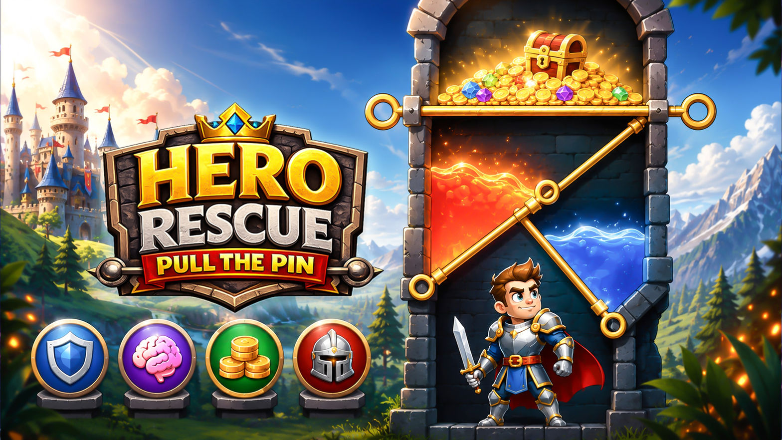 Hero Rescue: Pull The Pin