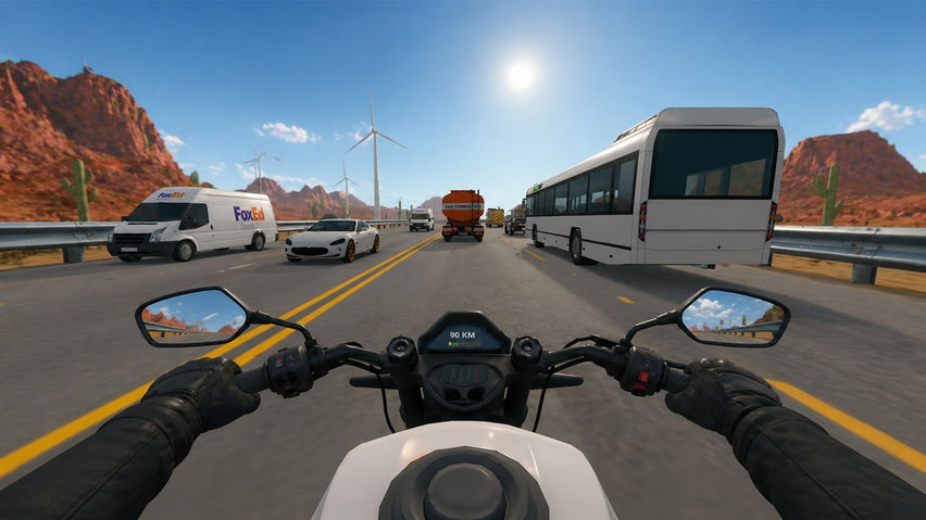 Moto Rider VR: Highway Bike Racing