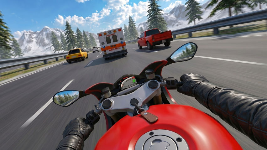 Moto Rider VR: Highway Bike Racing