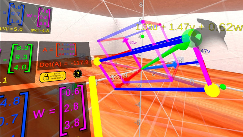 VR Linear Algebra App