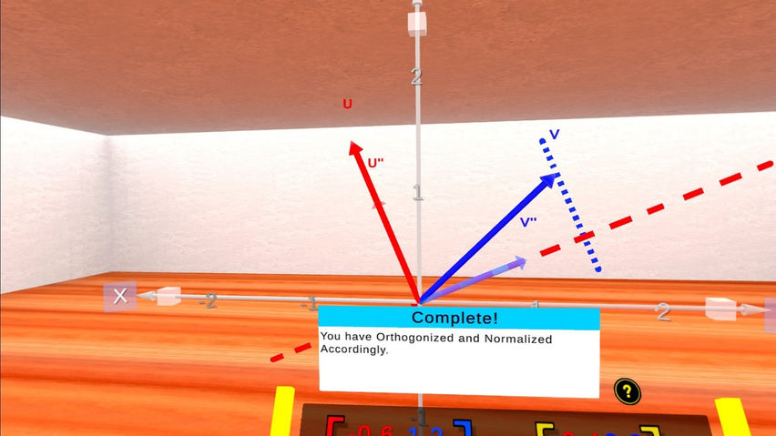 VR Linear Algebra App