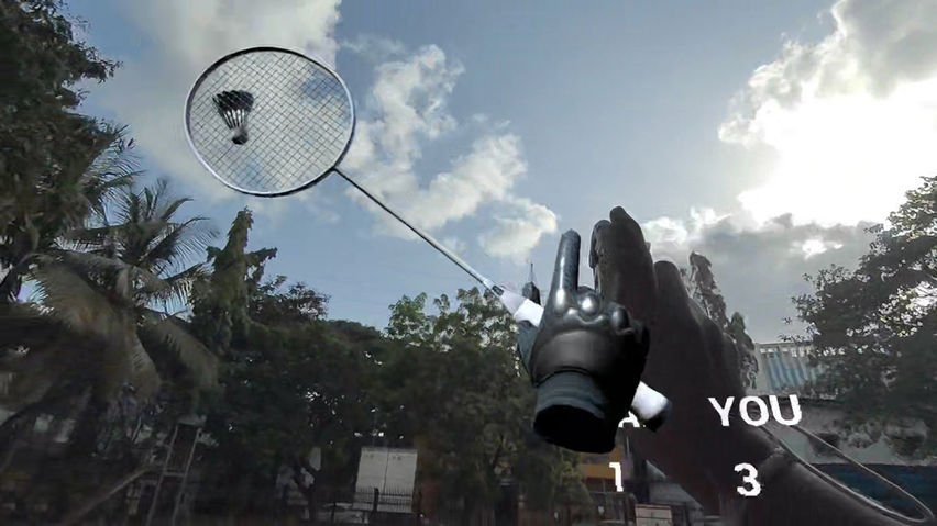 Mixed Reality Badminton Star