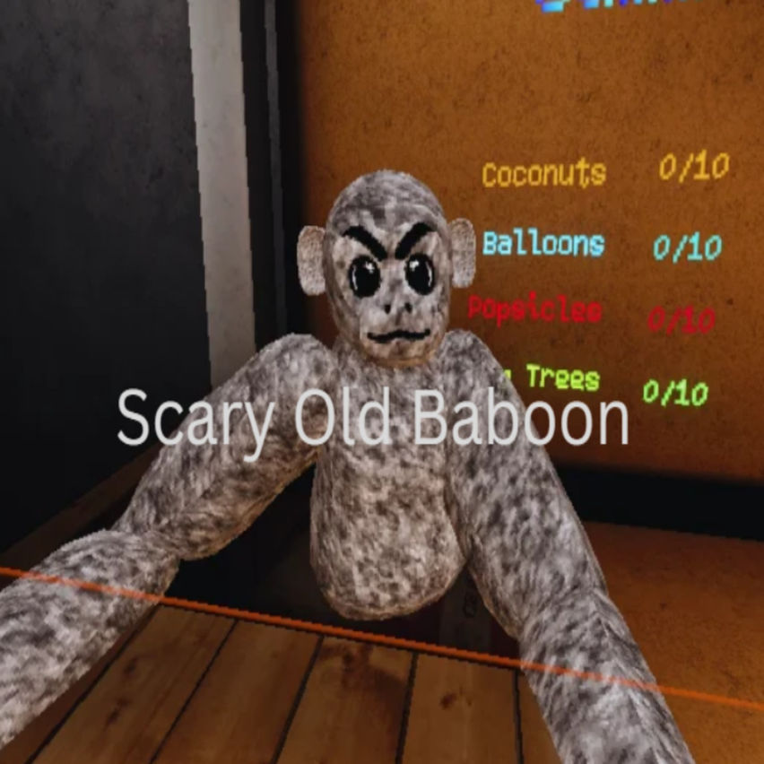 Scary Old Baboon