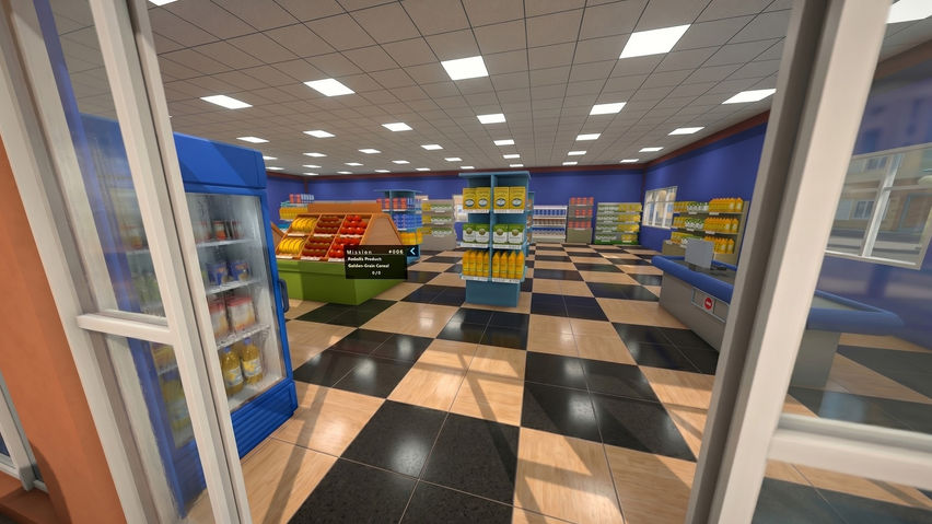 Supermarket Manager: VR Cashier