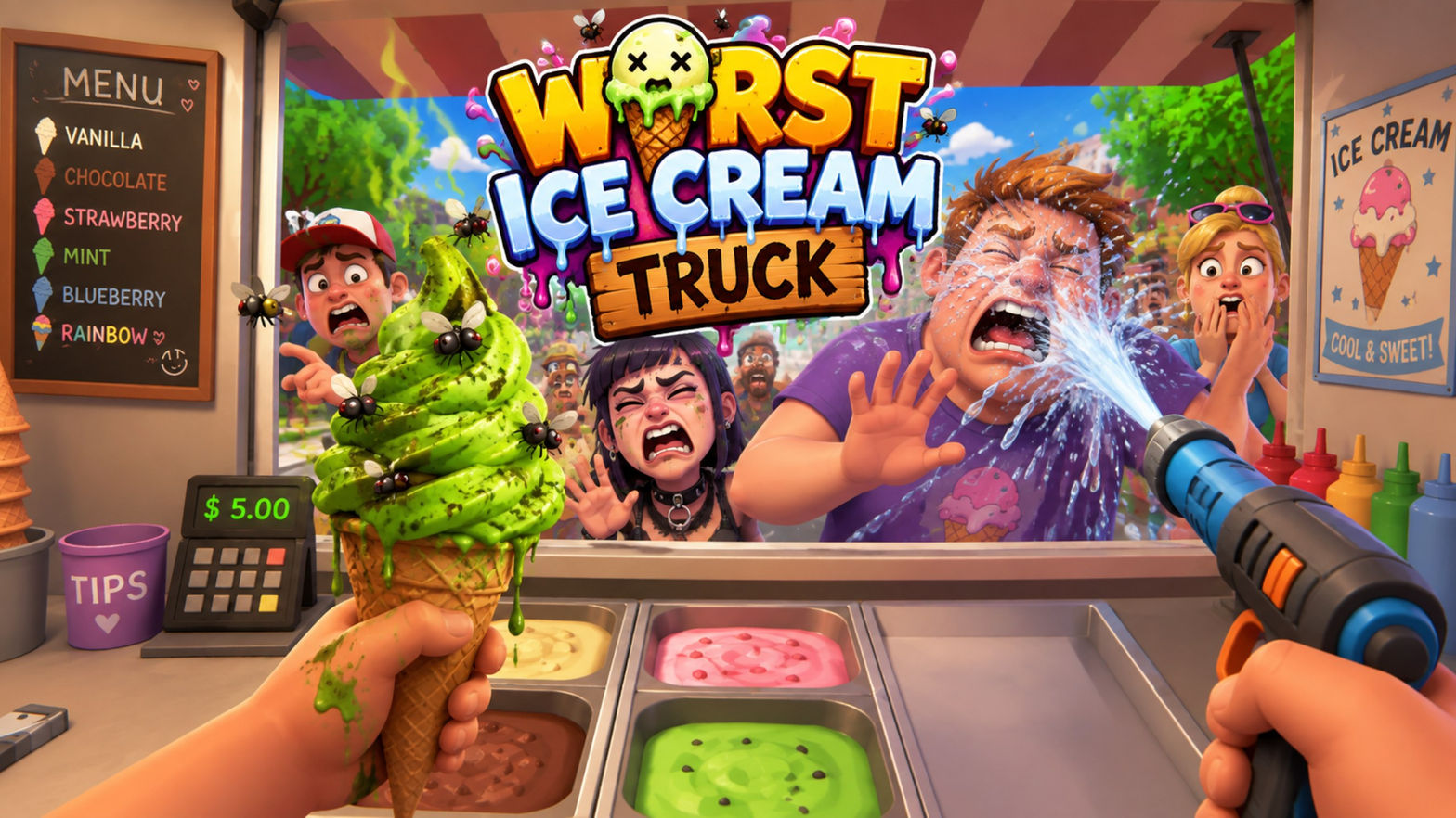Worst Ice Cream Truck VR: Physics Comedy