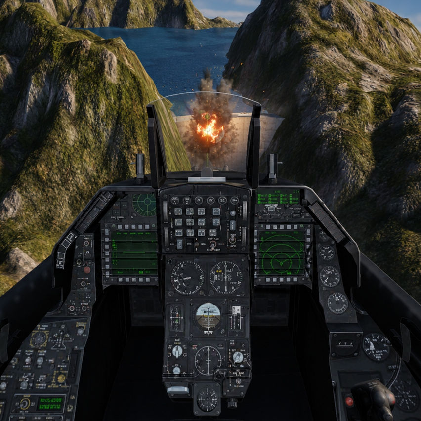 Jet Fighter - Warplane Flight Combat