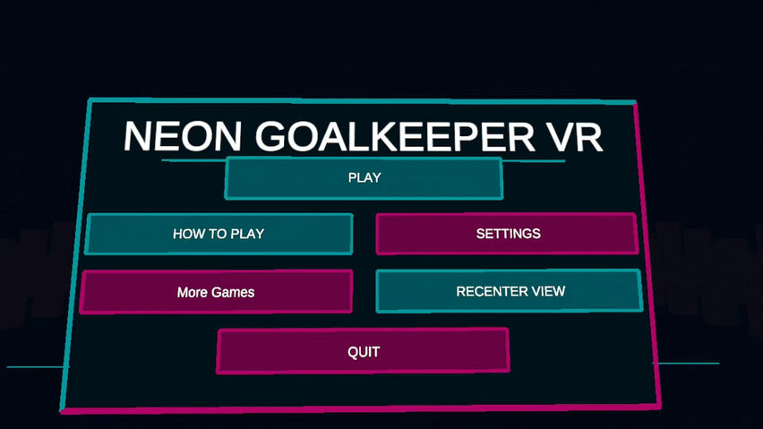 Neon Goalkeeper VR