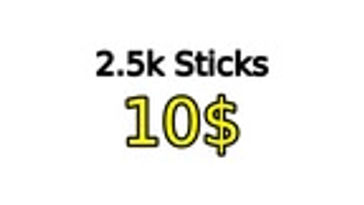 2500 Sticks