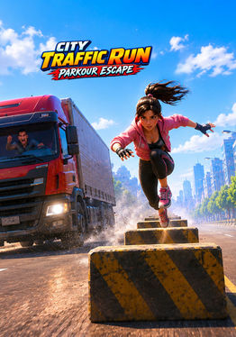 City Traffic Run: Parkour Escape
