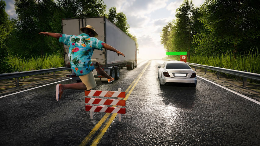 City Traffic Run: Parkour Escape