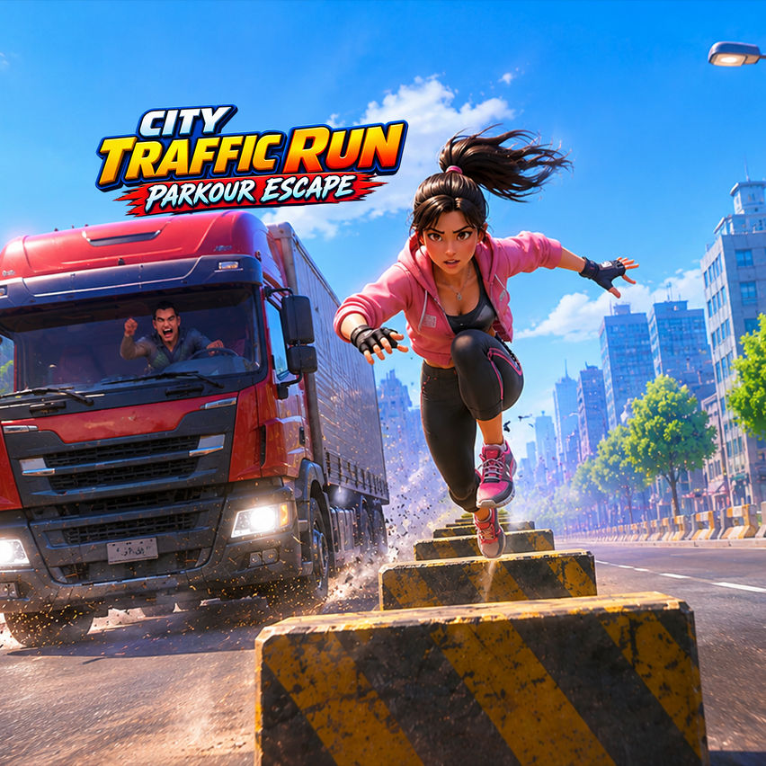 City Traffic Run: Parkour Escape