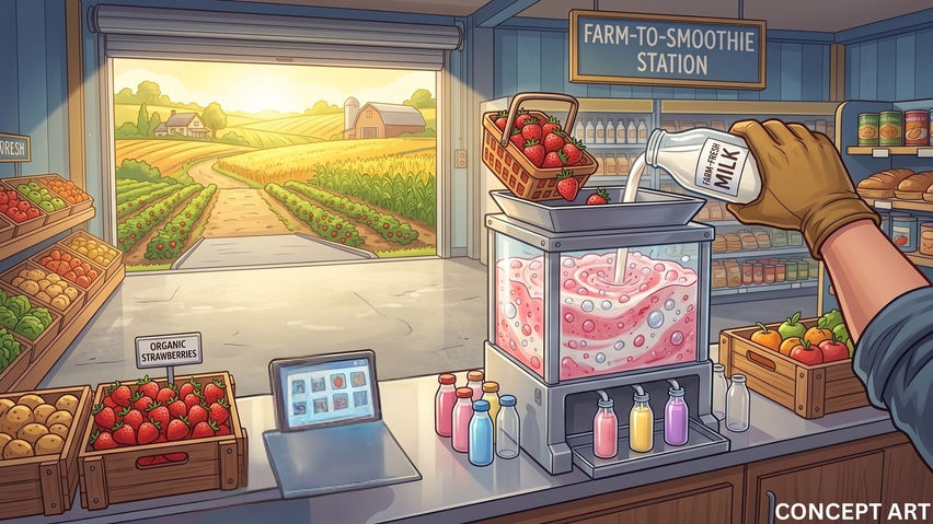 Farm n SuperMarket  Simulation VR
