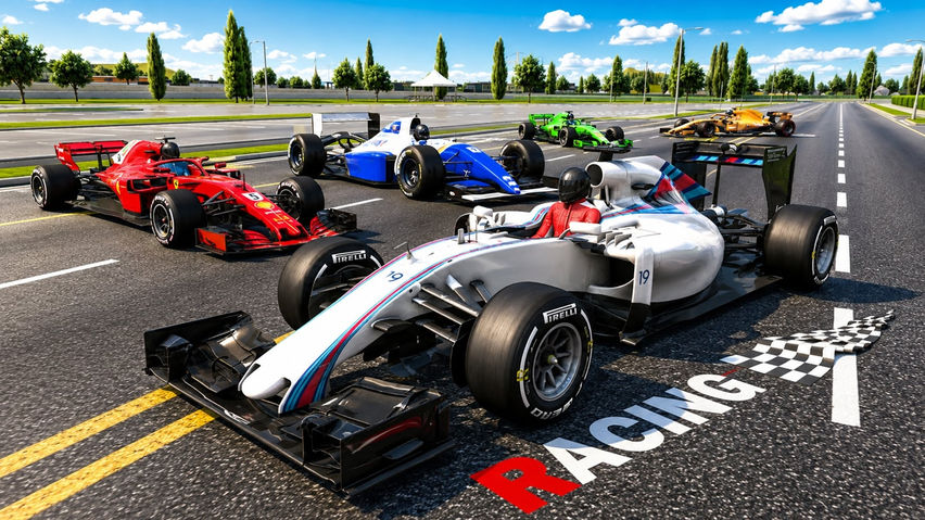 Formula Car Racing Game