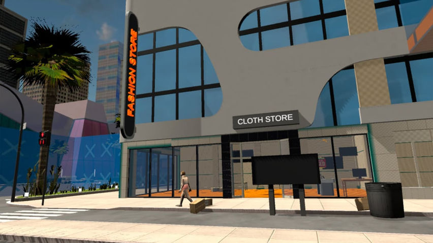 CLOTH STORE SIMULATOR VR