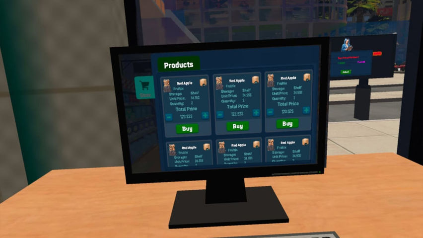 CLOTH STORE SIMULATOR VR
