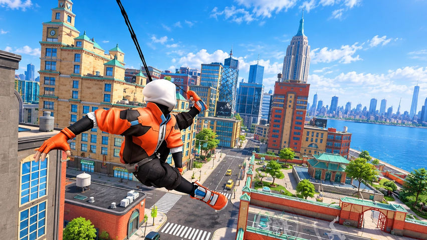 Spider Rush VR: City Hero