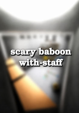 Scary Baboon With-Staff