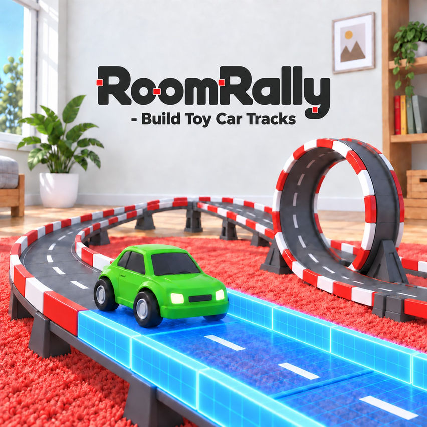 RoomRally - Build Toy Car Tracks