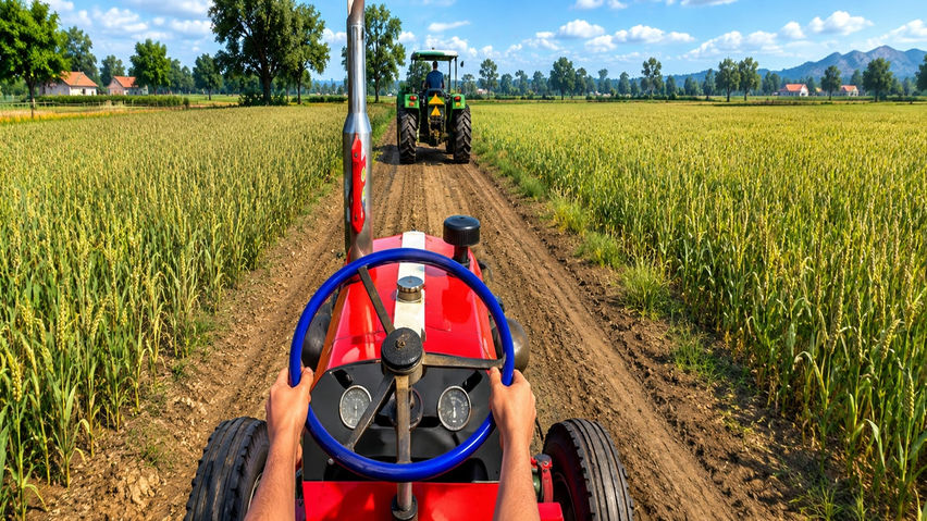 Tractor Driving Farming Simulator VR