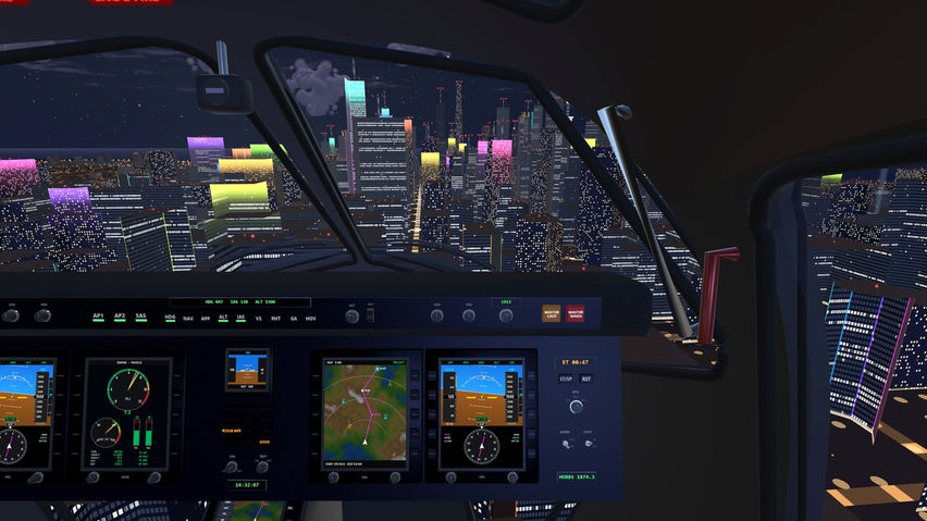 Flight Simulator Night Flight