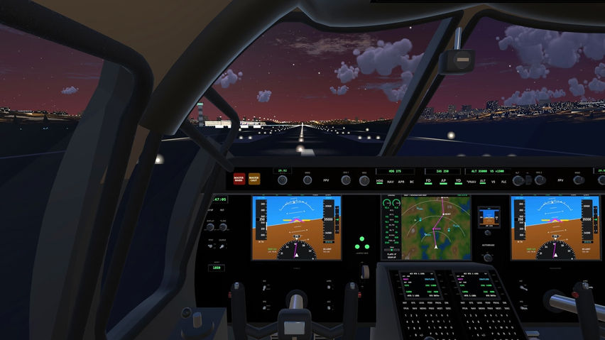 Flight Simulator Night Flight